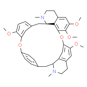 粉防己堿；漢防己甲素